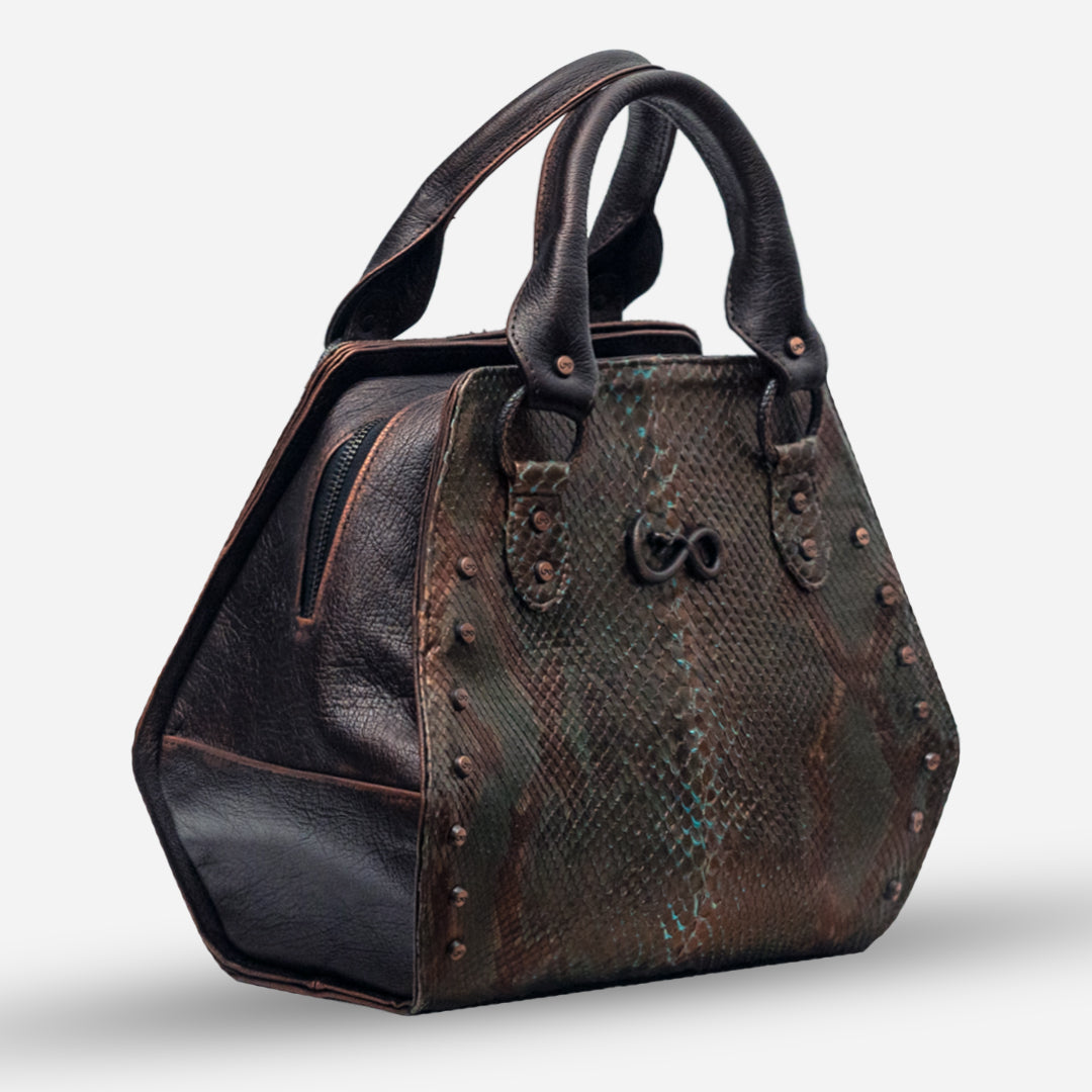 Bolso "Eleanor" - Patina Python