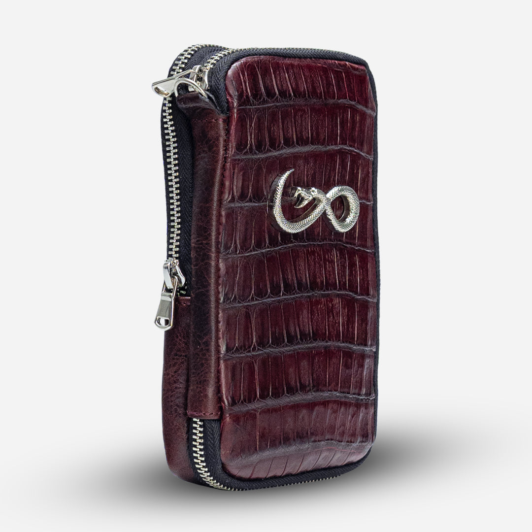 Bolso para Celular - Aike - Billionaire Croc Red Wine