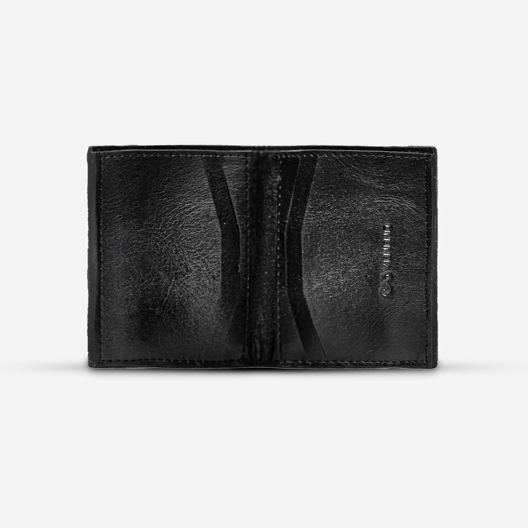 Cartera Compacta "The TIE" Stingray Black