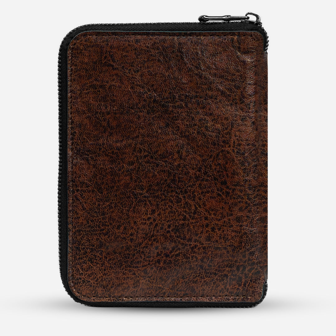 Funda Pasaporte Familiar "Il Protettore" Deep Brown