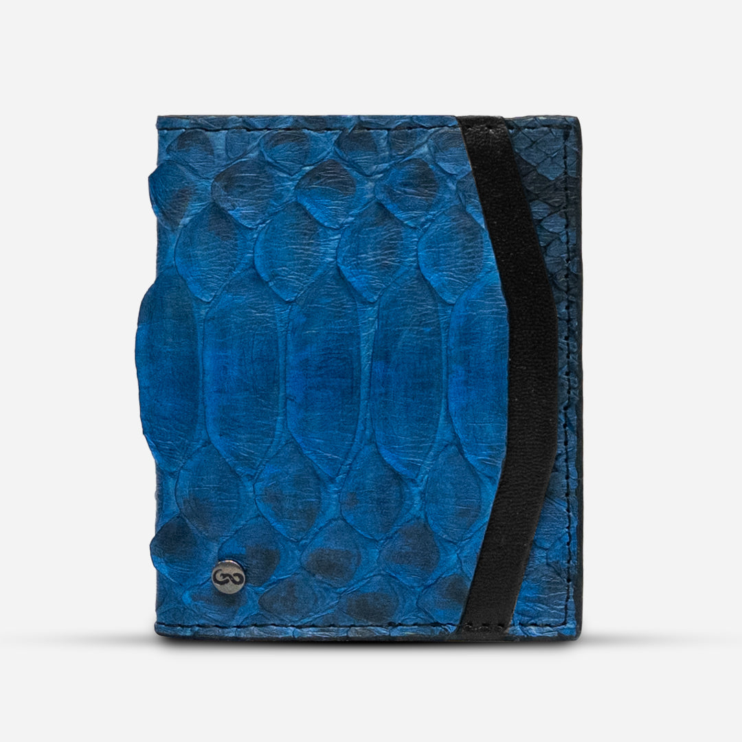 Cartera Compacta "The TIE" Python Space Blue