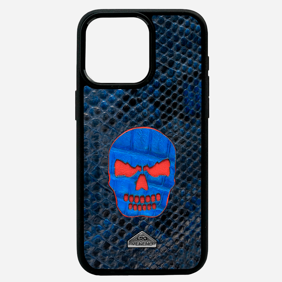 Funda iPhone 14 Pro Max Illuminati Kranium Blue