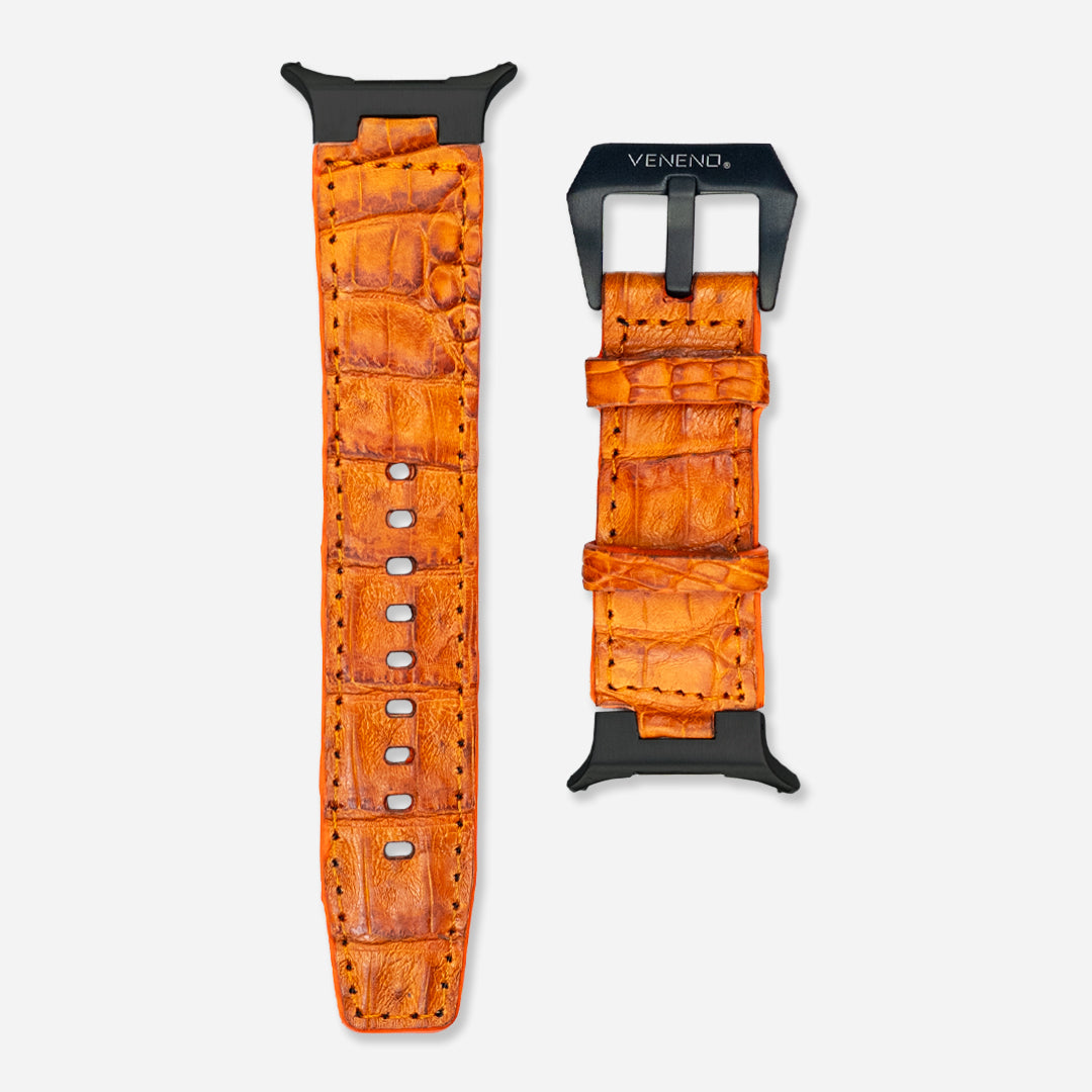 “Strap Galaxy Watch Ultra”  - Billionaire Croc Orange Sunset