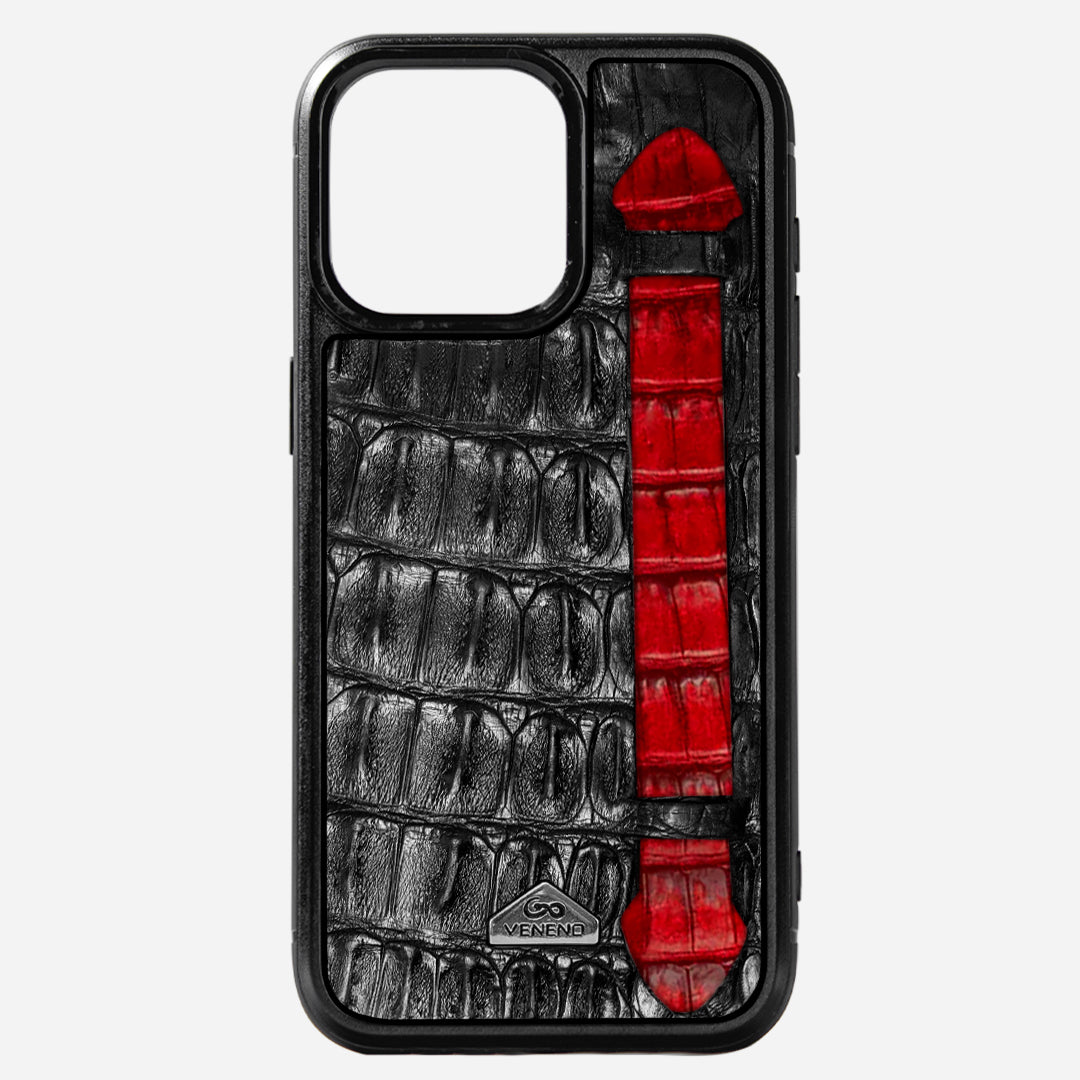 Funda iPhone 16 Pro - StrapX Cherry Noir