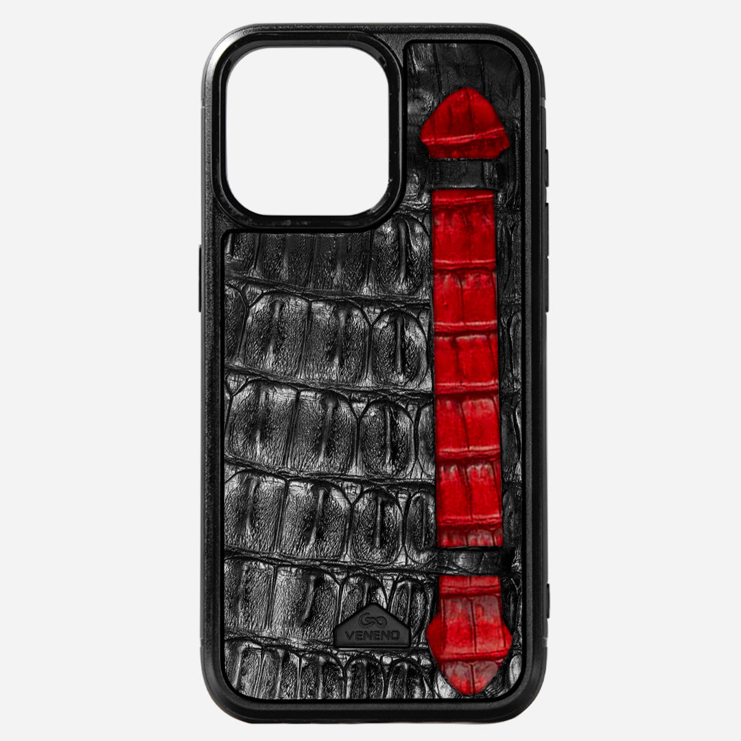 Funda iPhone 16 Pro - StrapX Cherry Noir