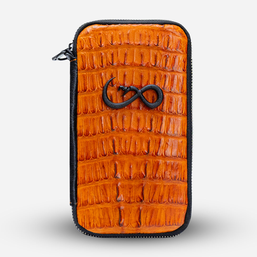 Bolso para Celular - Aike - Billionaire Croc Orange Sunset