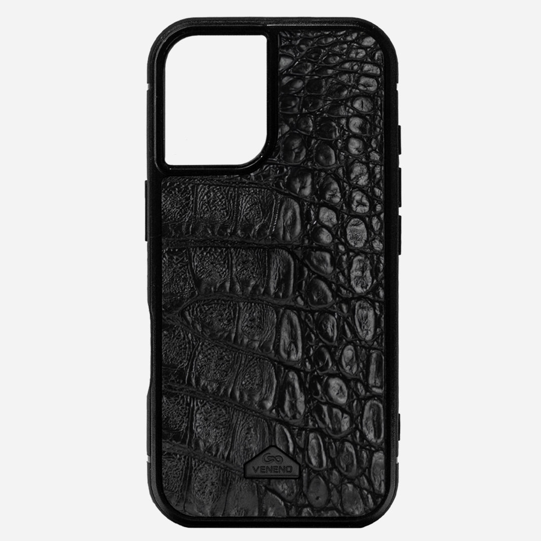 Funda iPhone 16 Plus Billionaire Croc Black