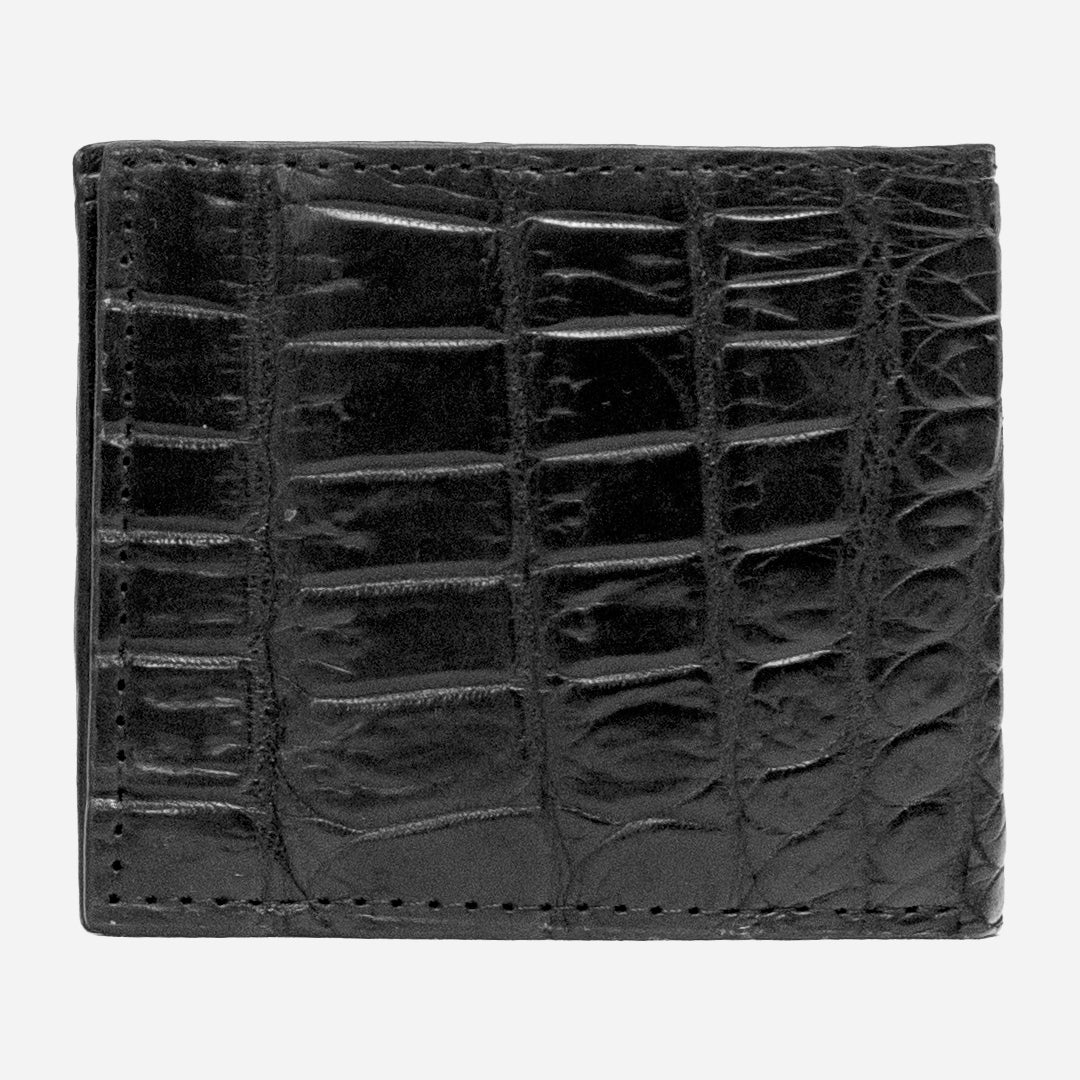 Cartera "The Grid" - Phantom Croc Black