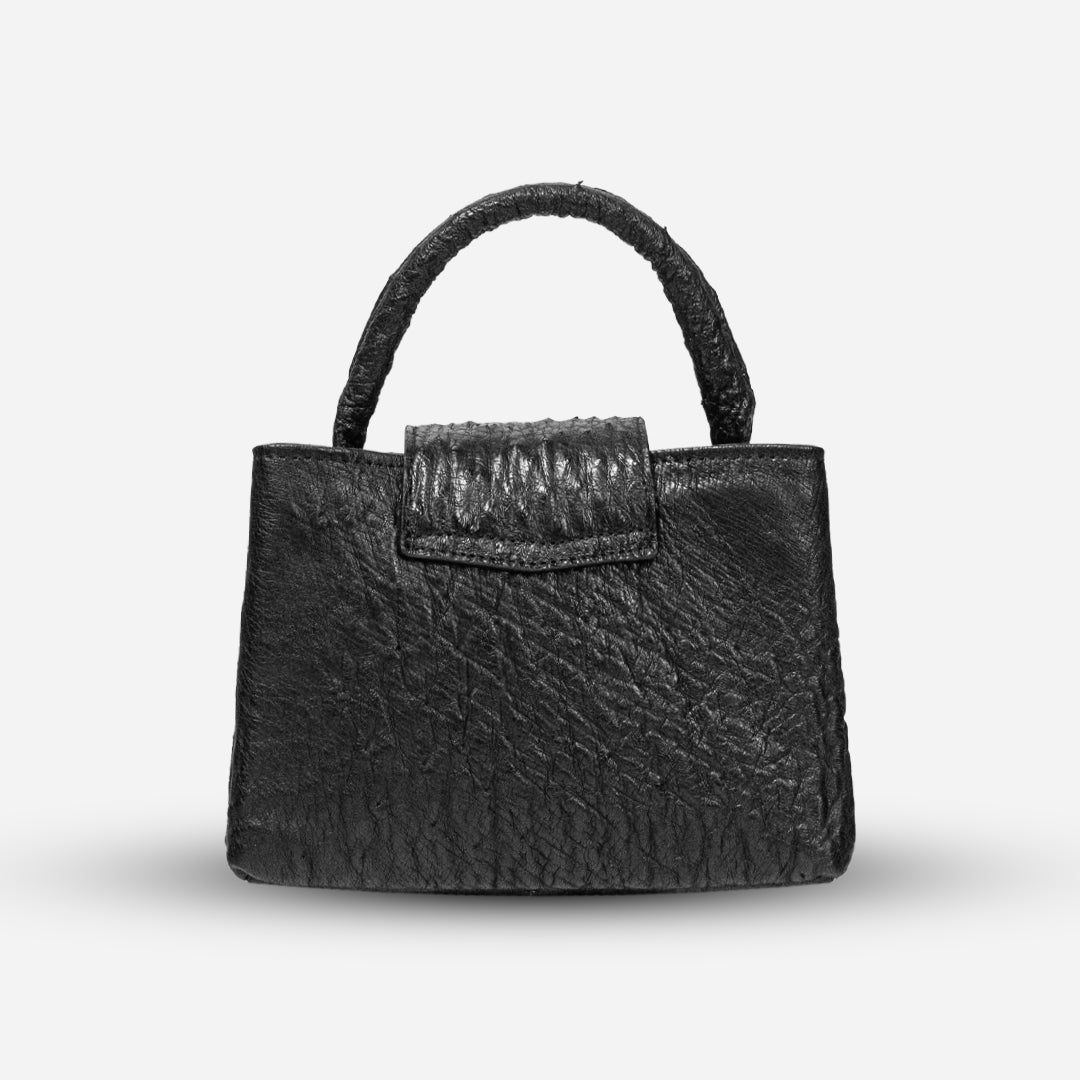 Bolso "Suki" - Ostrich Full Black