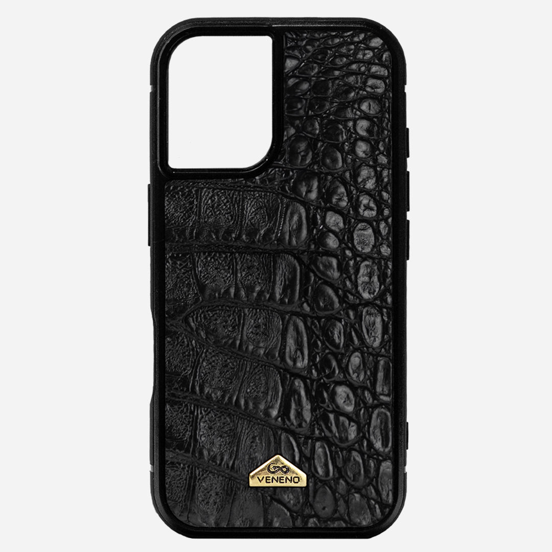 Funda iPhone 16 Billionaire Croc Black