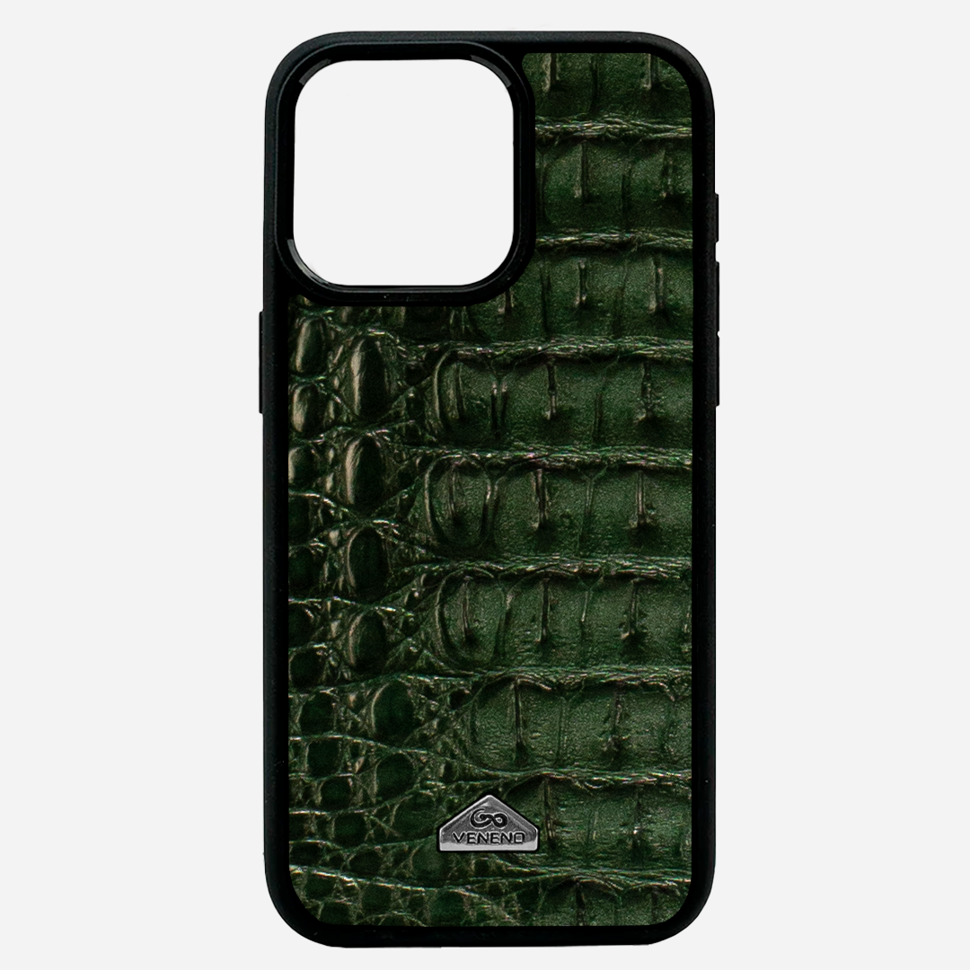 Funda iPhone 14 Pro Max Illuminati Billionaire Croc Green