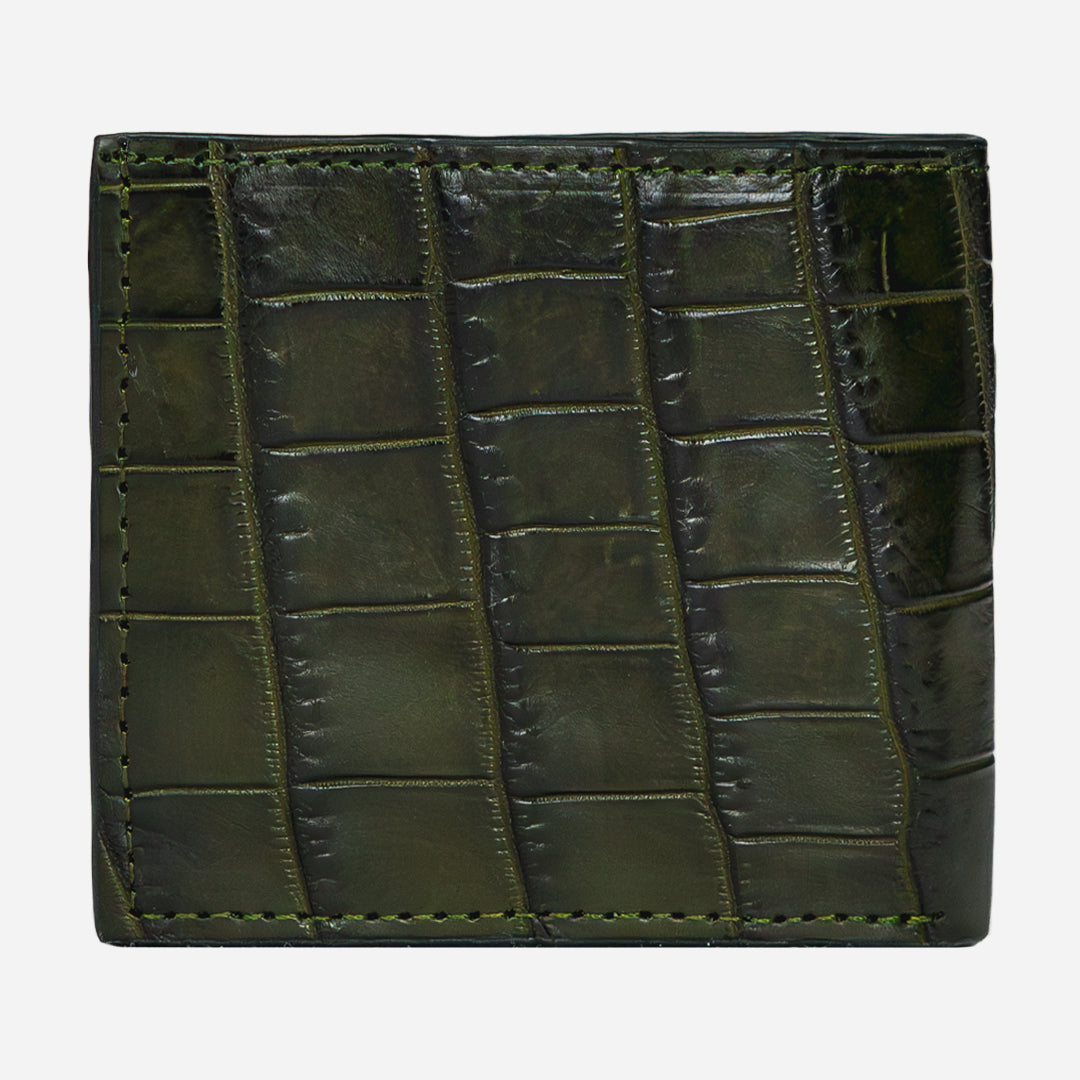 Cartera "The Grid" - Billionaire Croc Olive