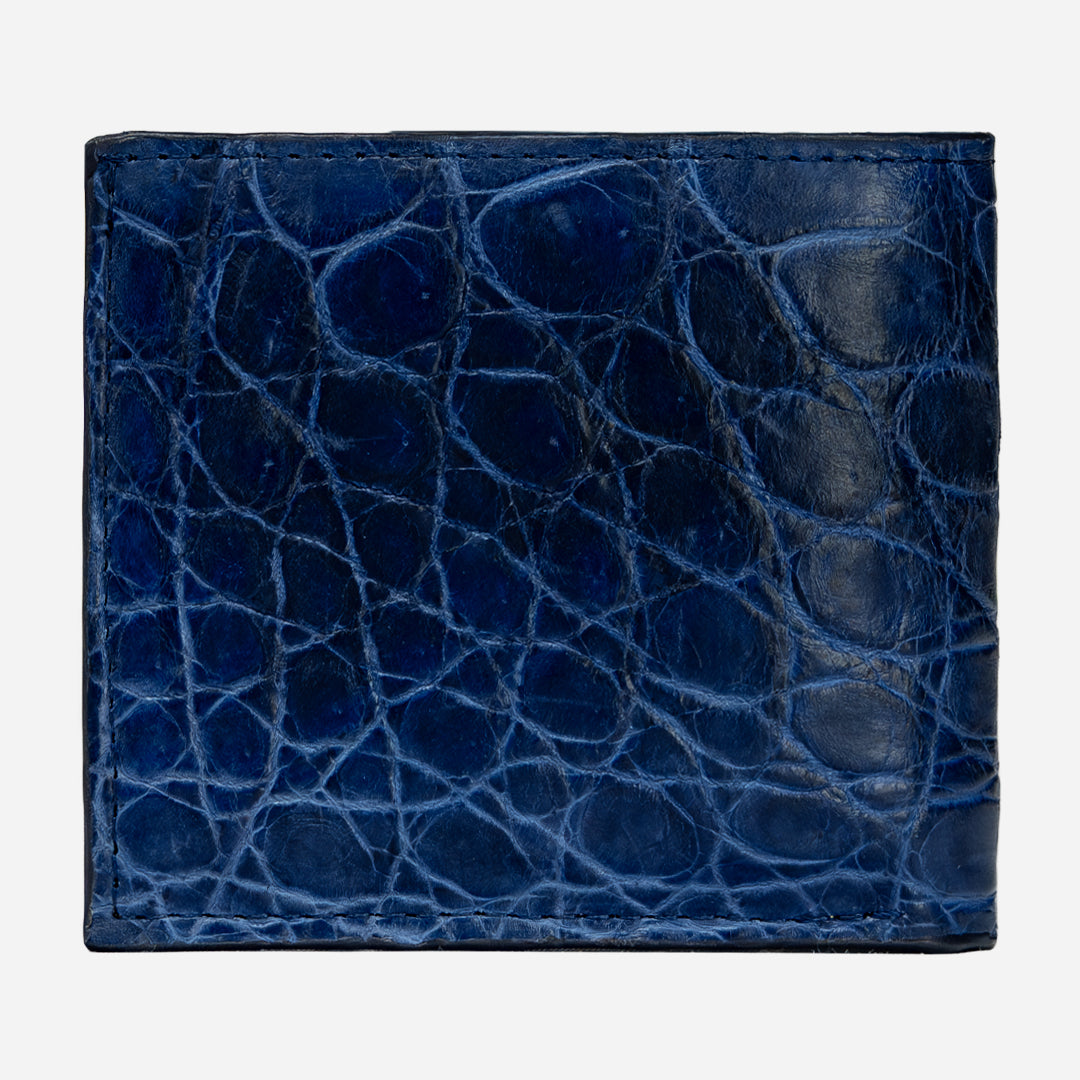 Cartera "The Grid" - Billionaire Croc Blue Moss