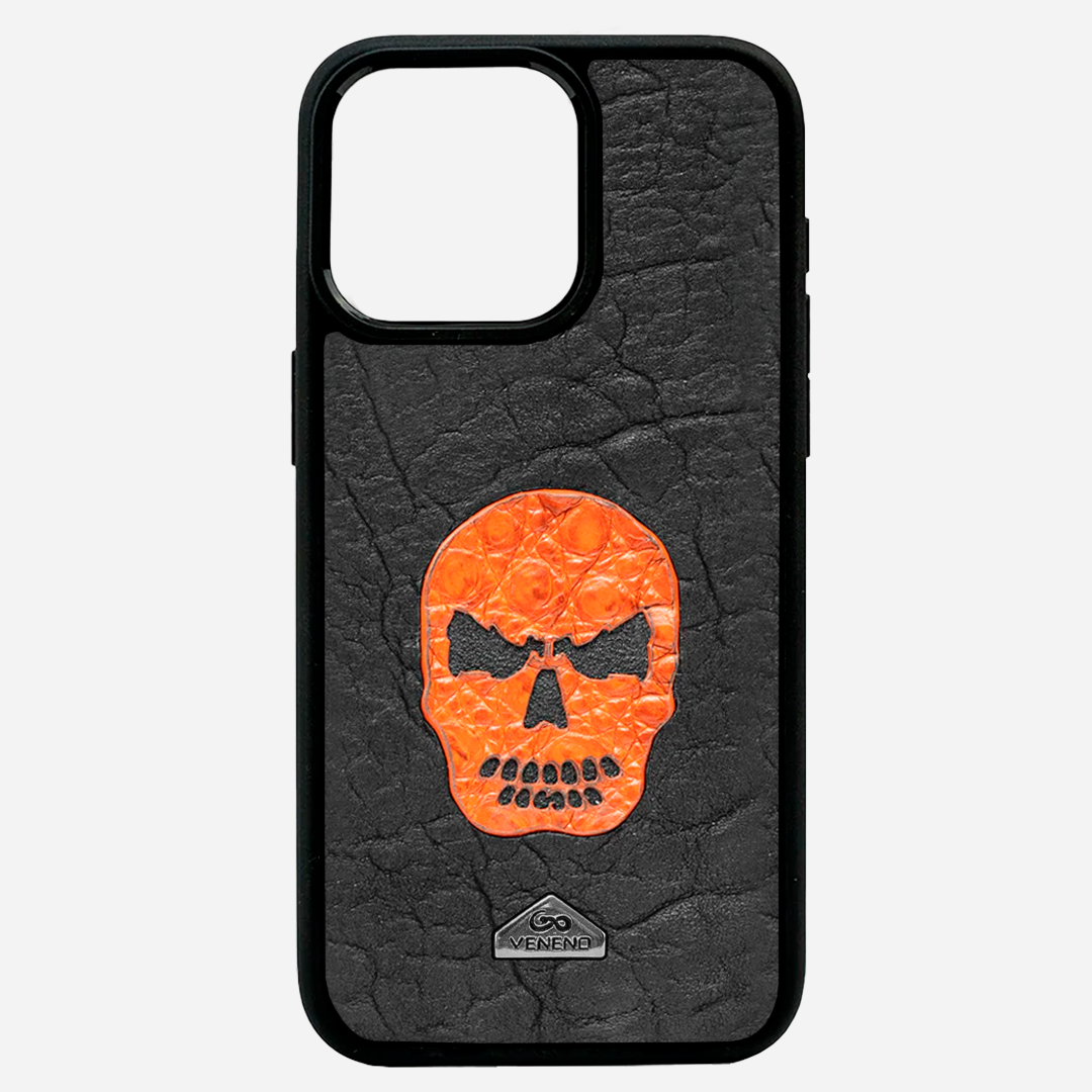 Funda iPhone 14 Pro Max Illuminati Kranium Orange