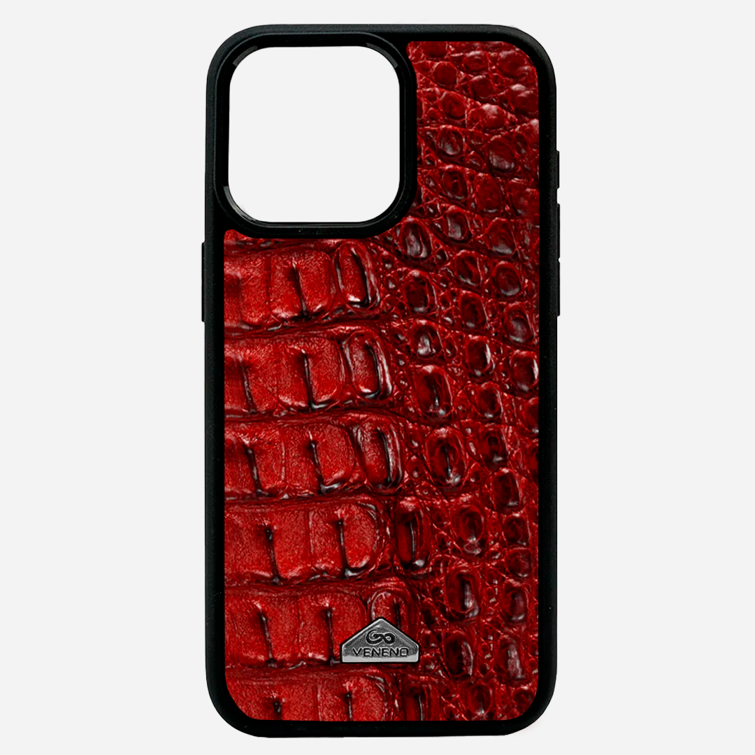 Funda iPhone 14 Pro Max Illuminati Billionaire Croc Red