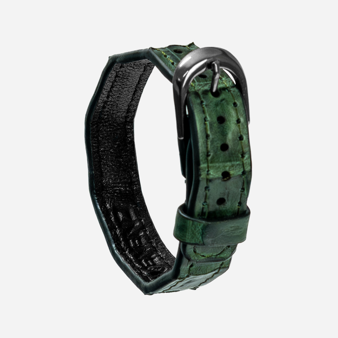 Brazalete Billionaire Croc Emerald Crest