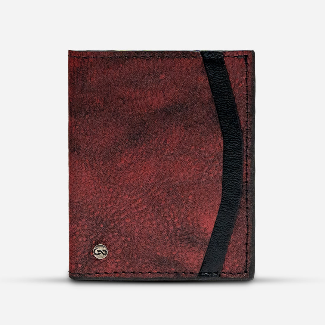 Cartera Compacta "The TIE" Deep Red