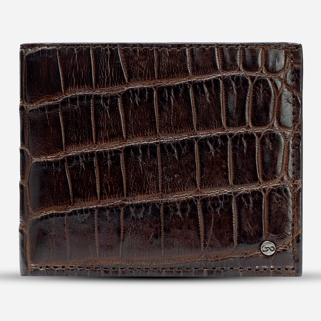 Cartera Grande "The Ambassador" - Billionaire Croc Brown