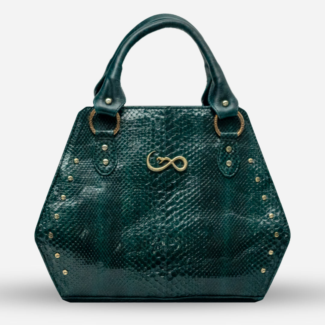 Bolso "Eleanor" - Dark Jade Python