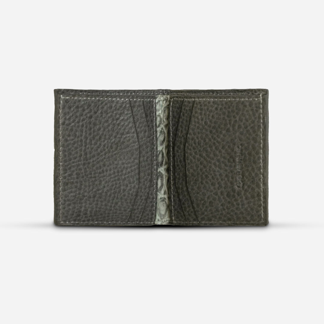 Cartera Compacta "The TIE" Billionaire Croc Snow