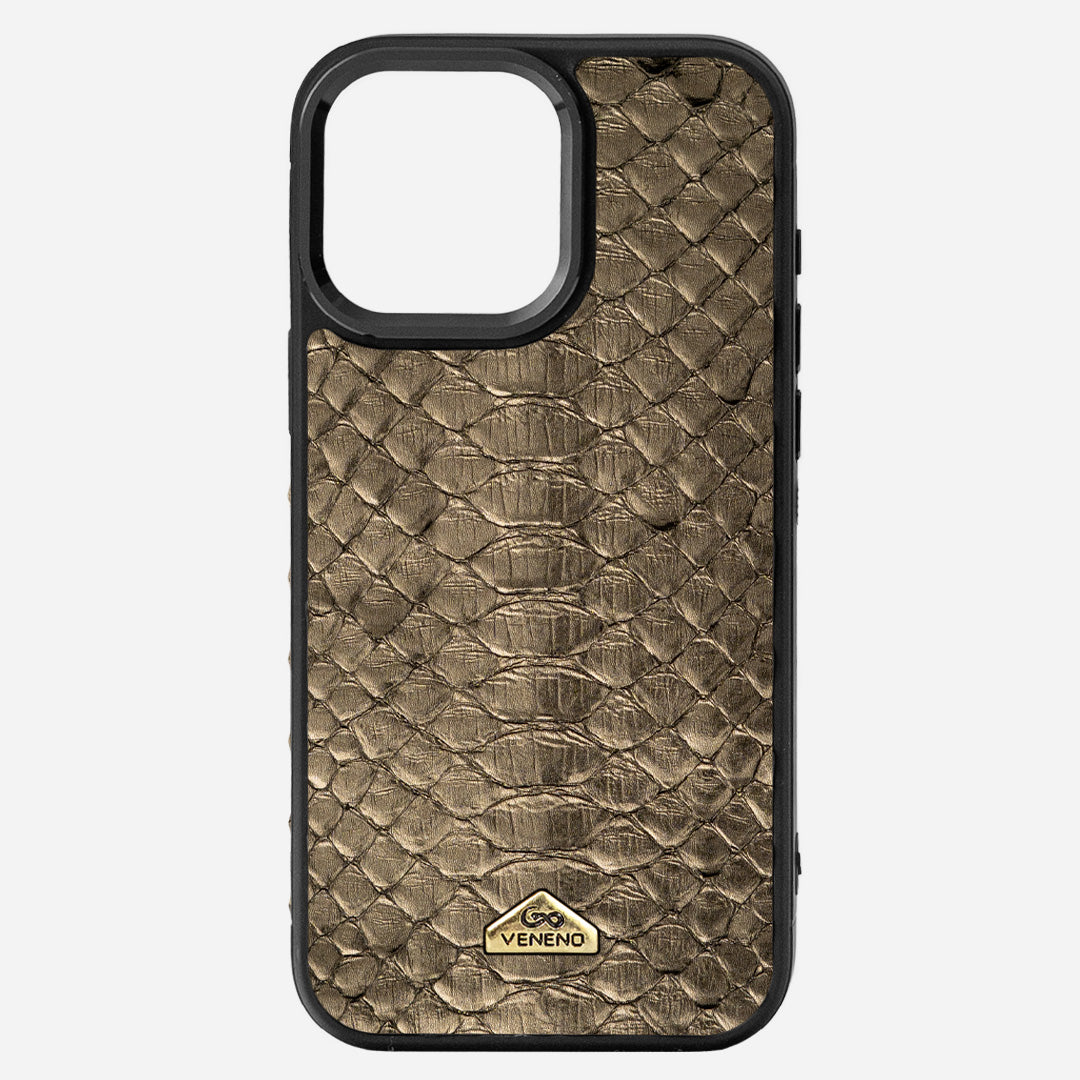 Funda iPhone 16 Pro Max Python Sahara Gold