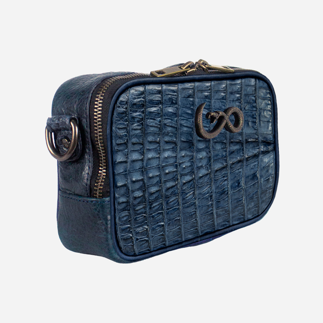 Documentera Mini - Billionaire Croc Navy Blue