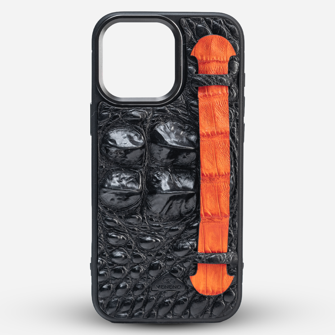 Funda iPhone 16 Pro Max - StrapX Ultimate Tangerine Noir