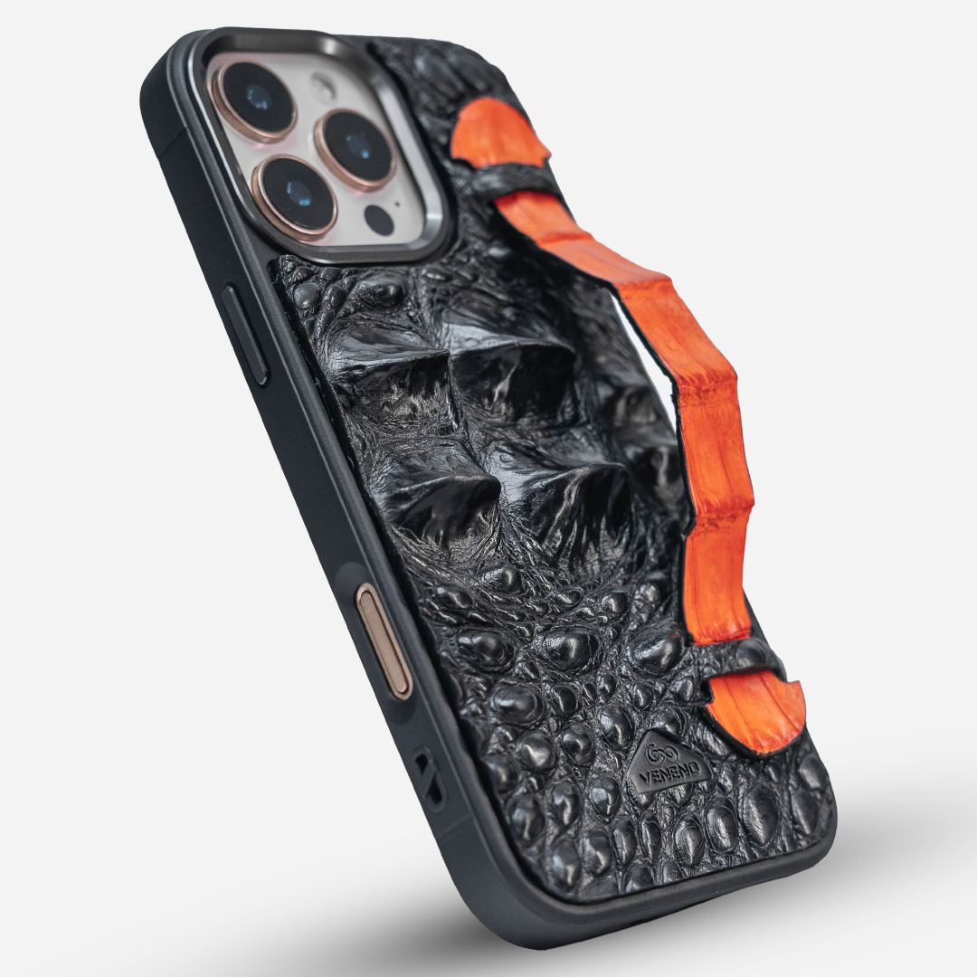 Funda iPhone 16 Pro Max - StrapX Ultimate Tangerine Noir