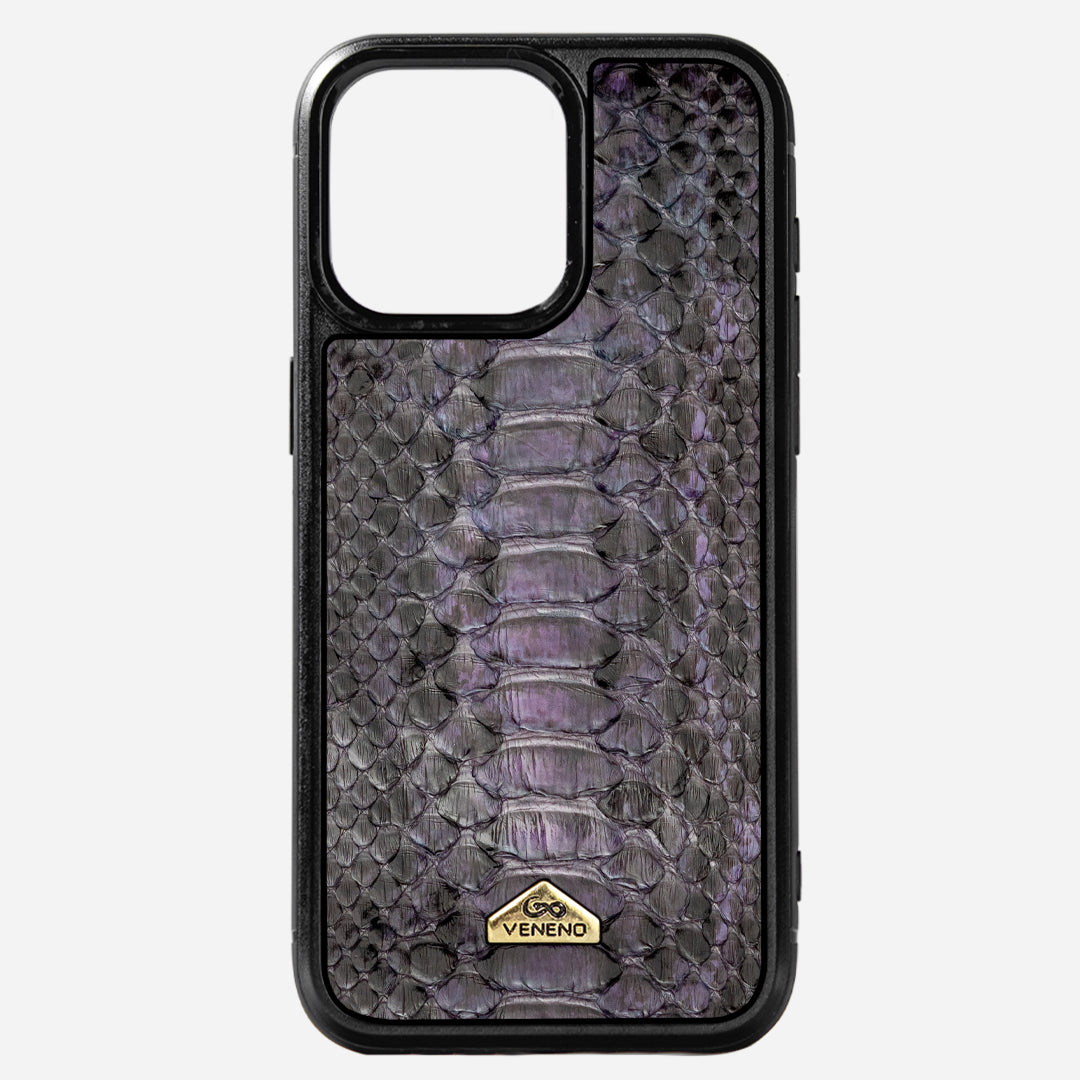 Funda iPhone 15 Pro Illuminati Python Velvet Eclipse