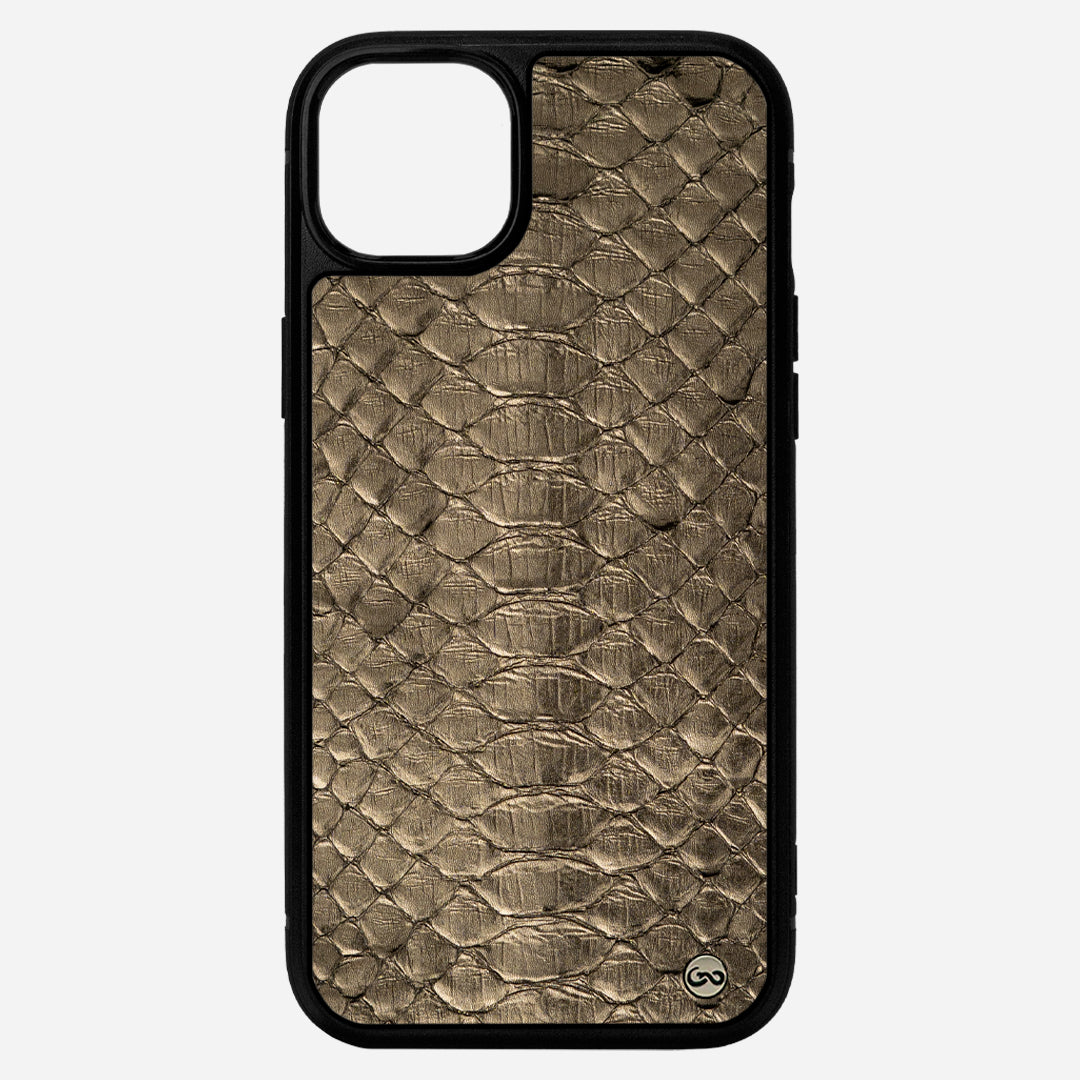 Funda iPhone 15 Plus Python Sahara Gold