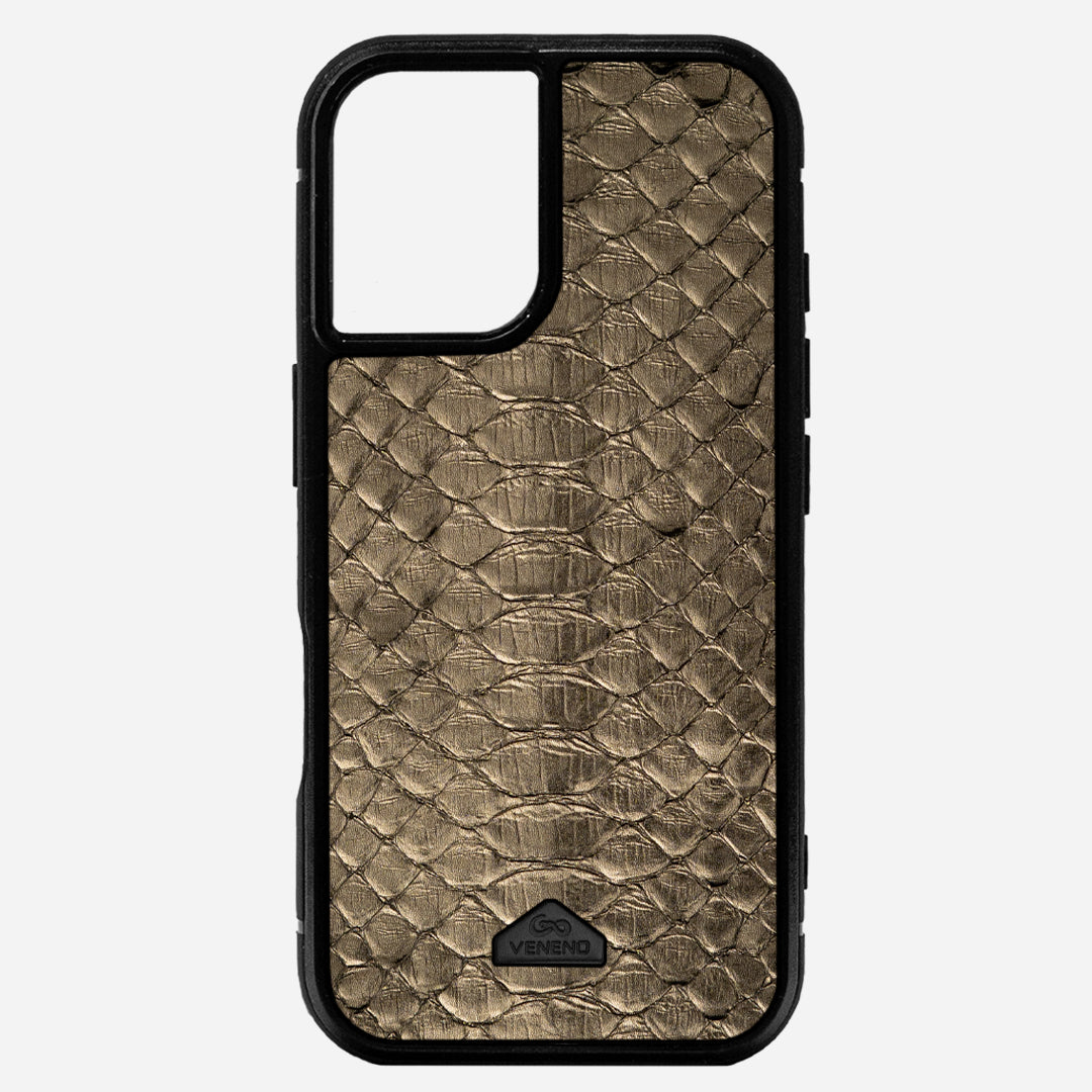 Funda iPhone 16 Python Sahara Gold