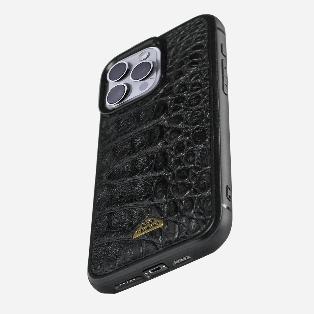 Funda iPhone 14 Pro Illuminati Billionaire Croc Black