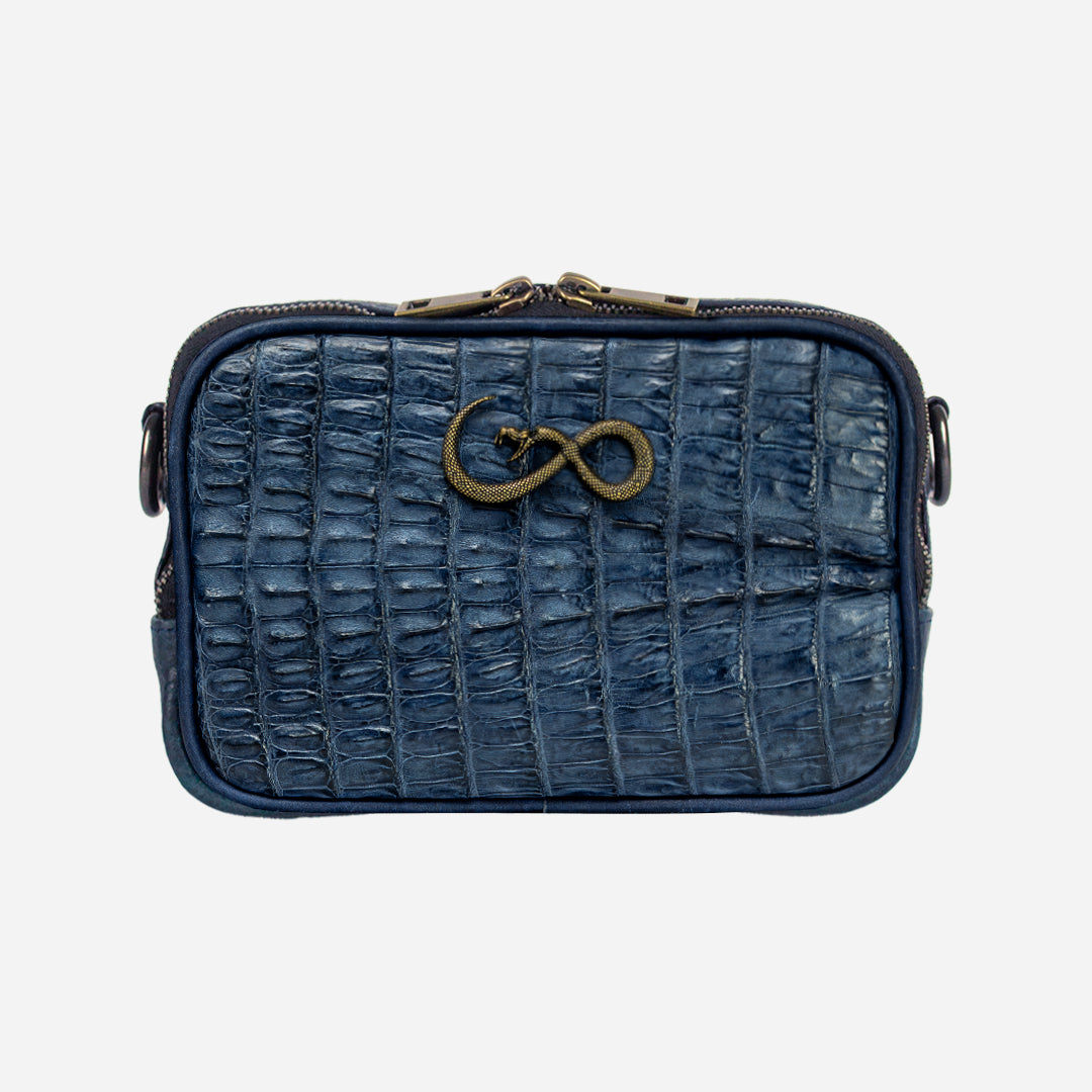 Documentera Mini - Billionaire Croc Navy Blue