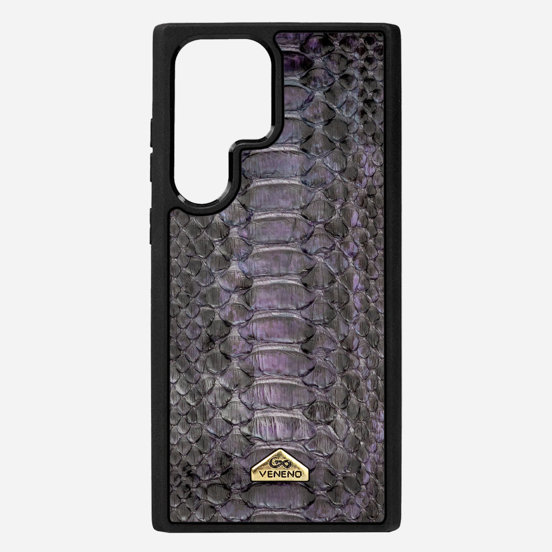 Funda S24 Ultra Illuminati Python Velvet Eclipse